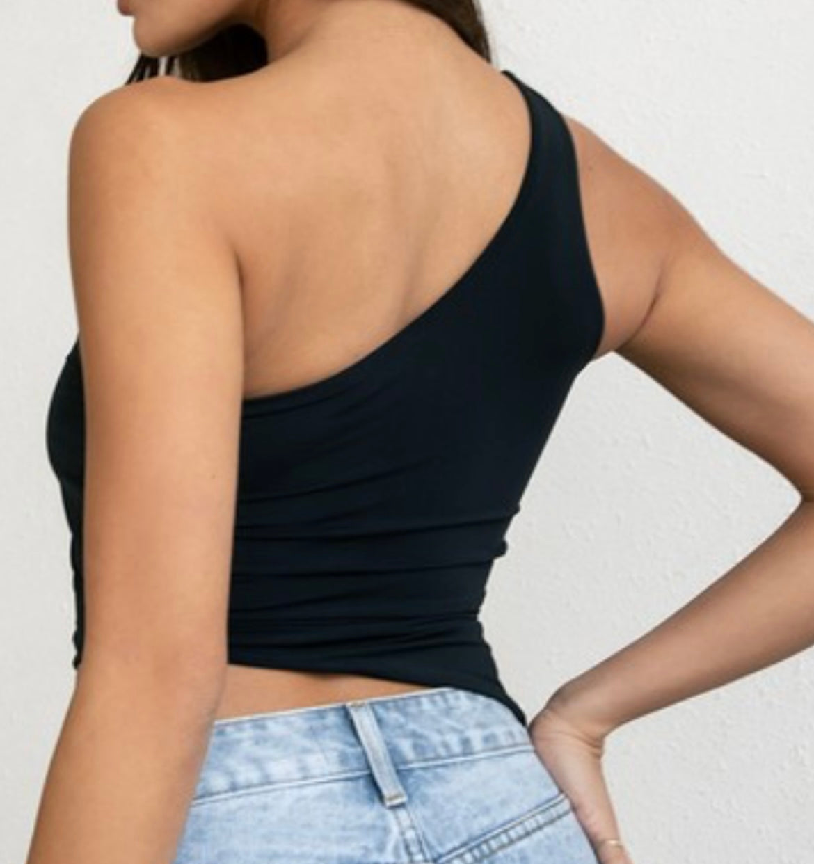 Asymmetrical Black Top